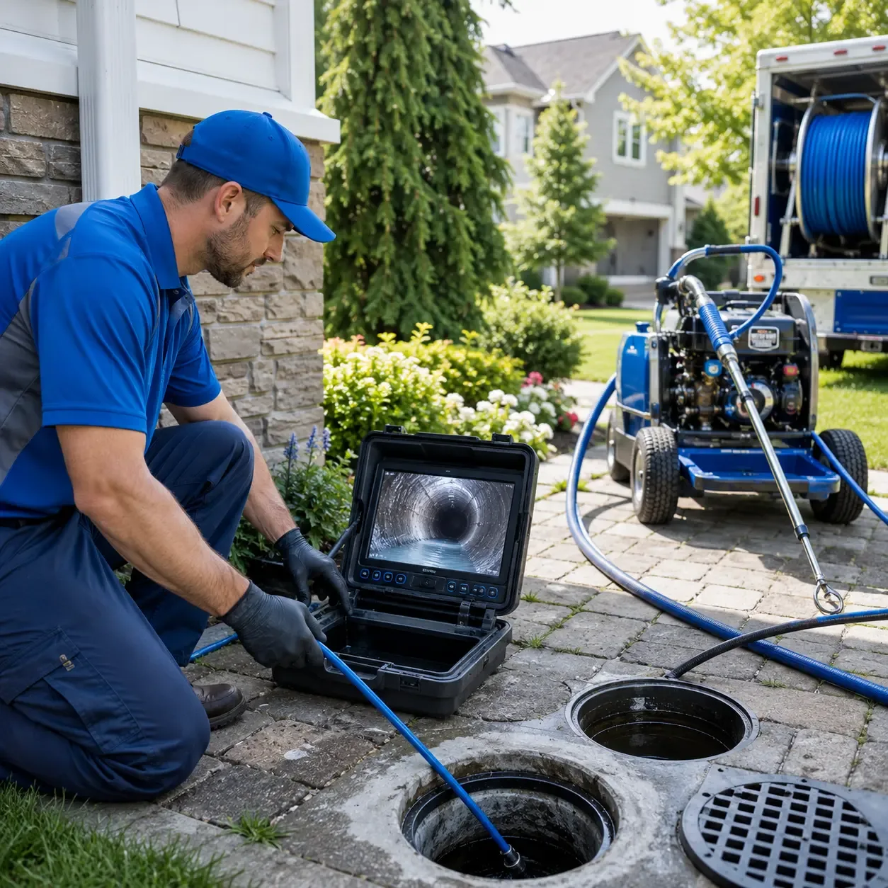 Outdoor drain cleaning professionals serving Siloam, GA