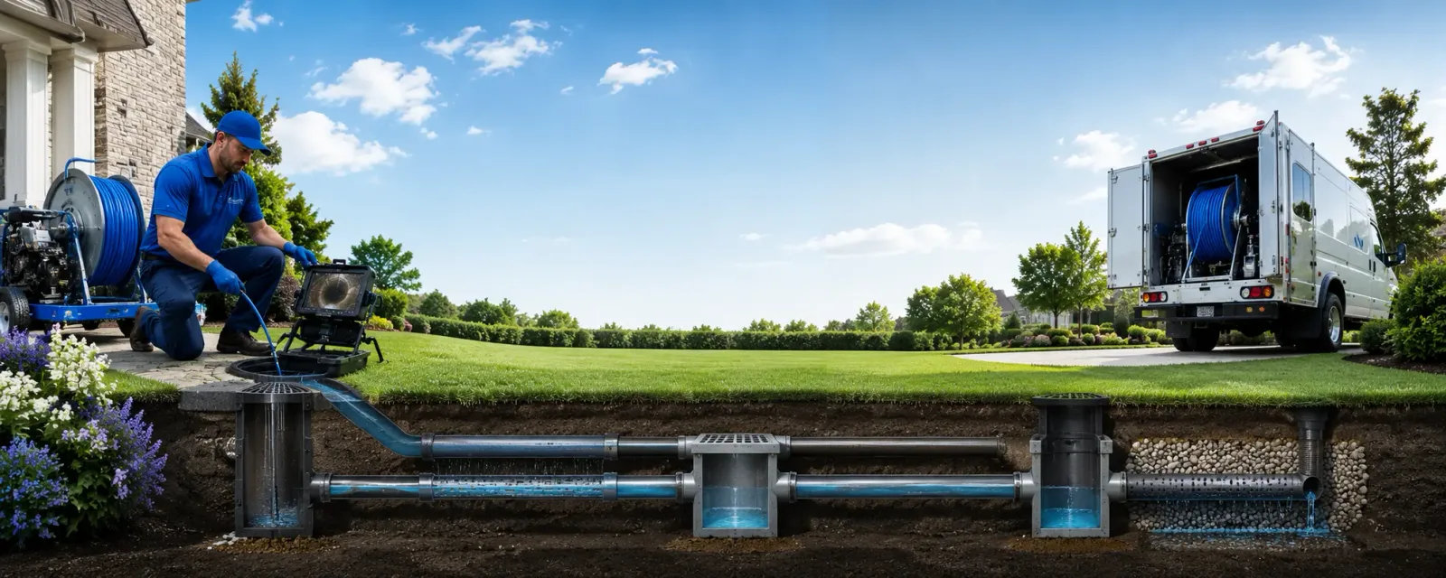 Outdoor drain cleaning information for Siloam, GA